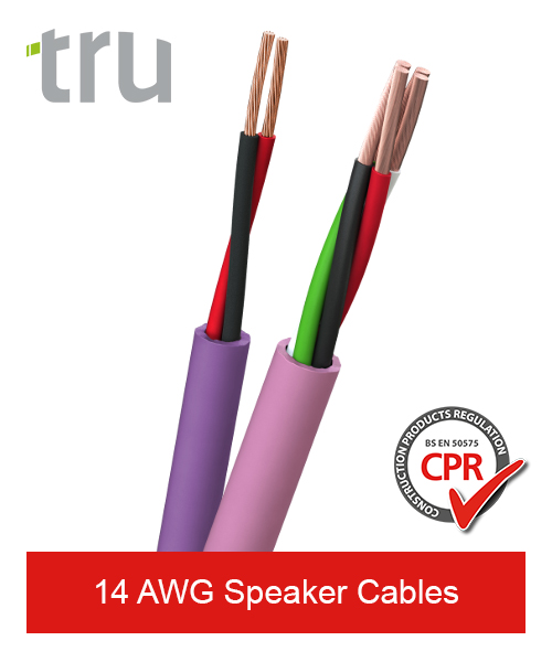 14 AWG Speaker Cables