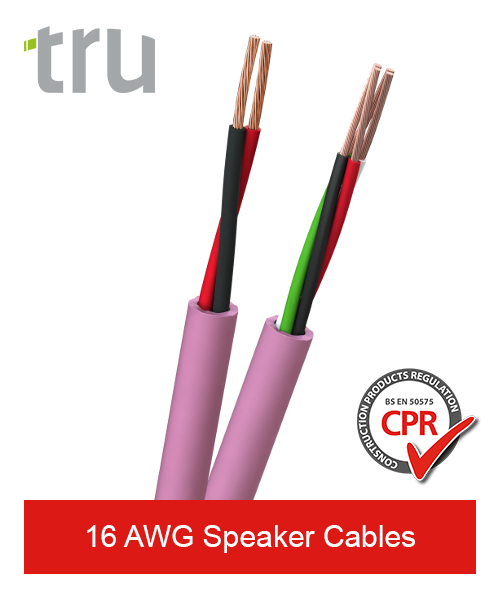 16 AWG Speaker Cables