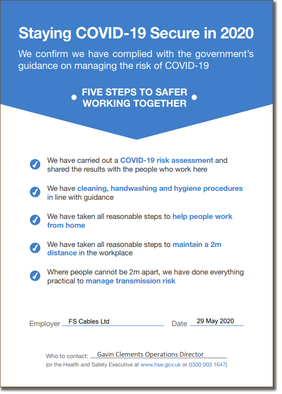 COVID-19 Compliance COVID-19 Compliance