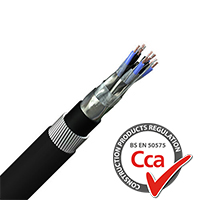 BS 5308/PAS 5308 Part 1 Type 2 Instrumentation Cable Individual & Collective Screen Armoured LSHF